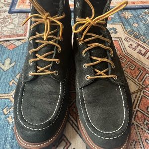 Chippewa black suede Shipton boots